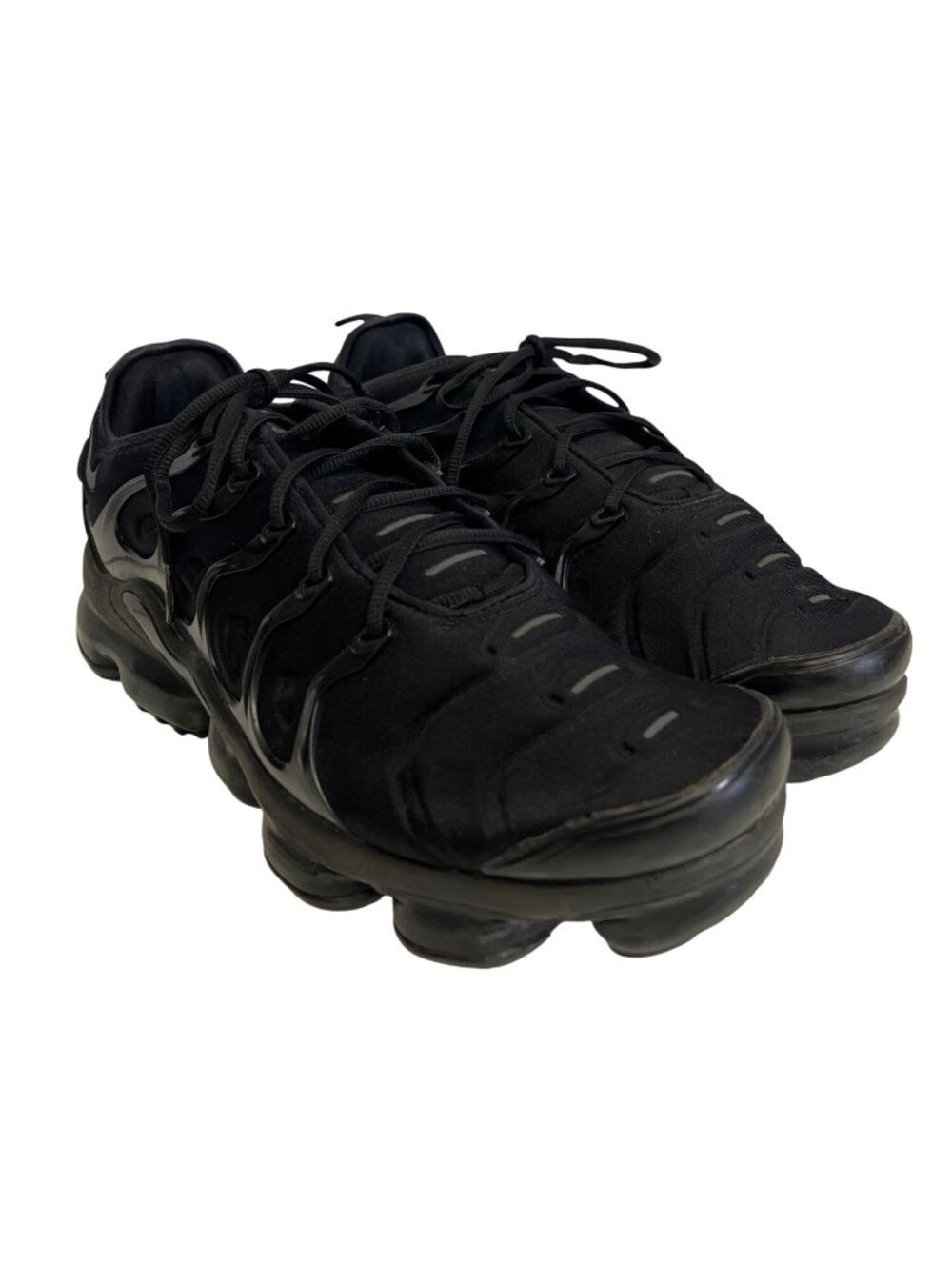 Nike Air VaporMax Plus Triple Black Men's Size 12 924453-004 Sneakers Gym Walk - Picture 1 of 11